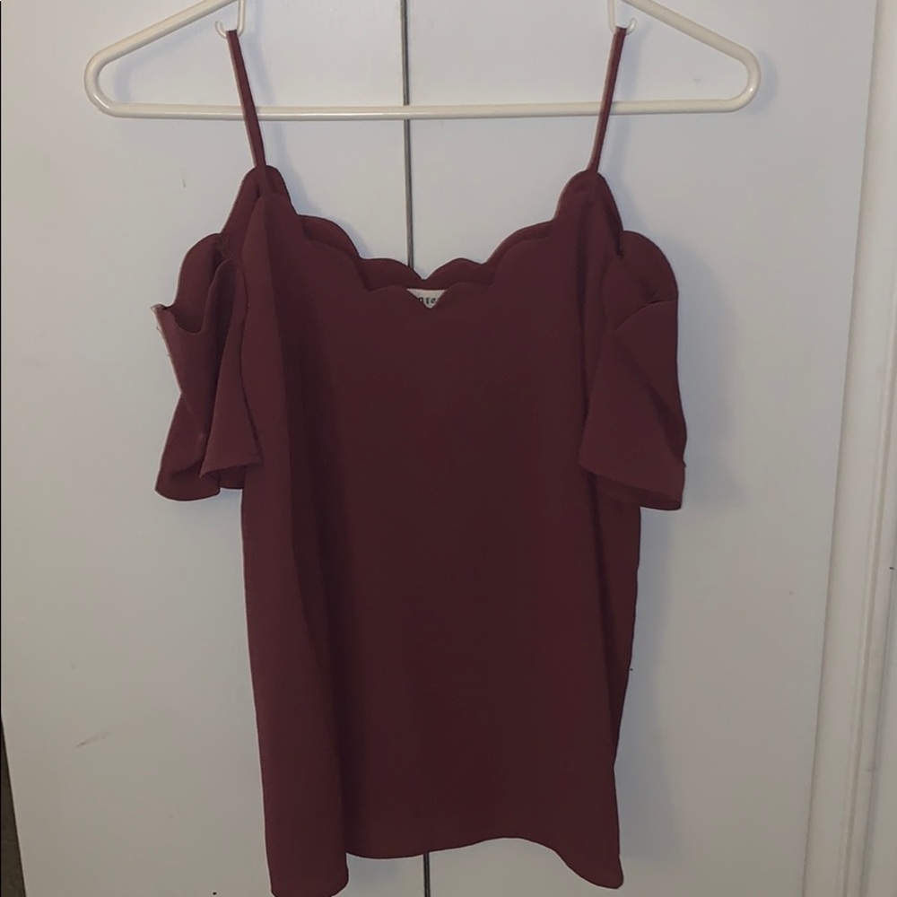 Off the shoulder blouse